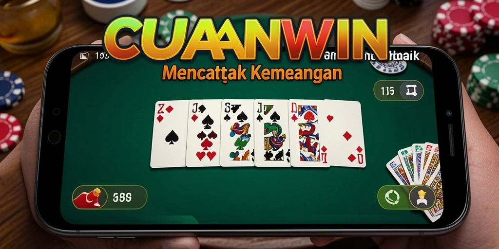 Screenshot CUANWIN menampilkan gameplay Domino yang seru dan interaktif.