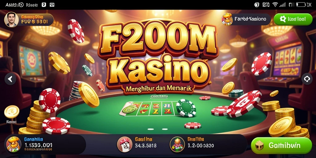 Tampilan menarik dari gameplay F200M yang mengesankan.