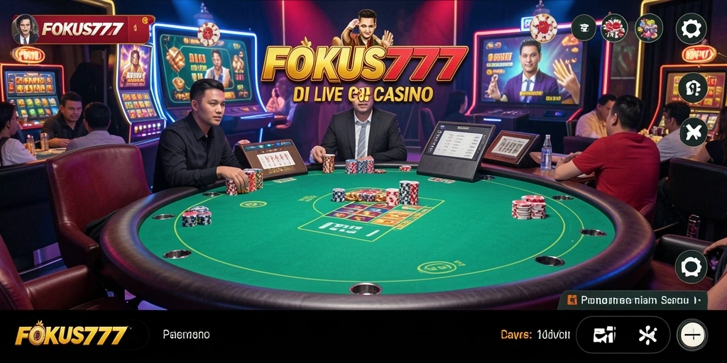 Gameplay seru dan interaksi langsung di Live Casino FOKUS777.