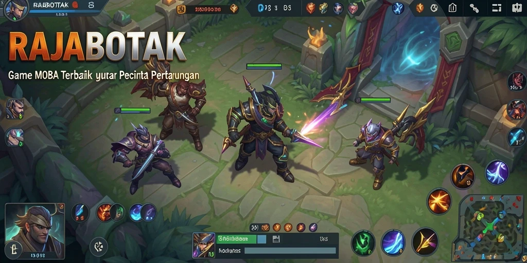 Tangkapan layar utama dari gameplay seru di RAJABOTAK.