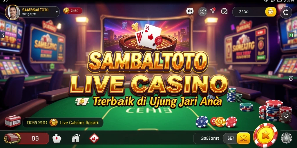 Screenshot gameplay SAMBALTOTO yang menunjukkan interaksi dealer dan pemain.