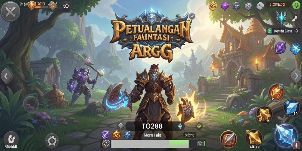 Tangkapan layar menampilkan aksi seru dalam permainan ARPG TO288.