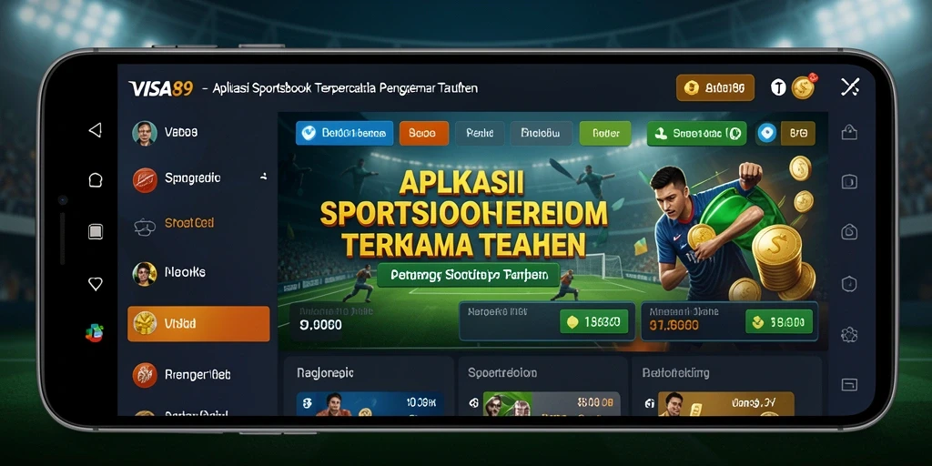 Tampilan grafis dan antarmuka pengguna <strong>VISA89</strong> yang menarik dan informatif.
